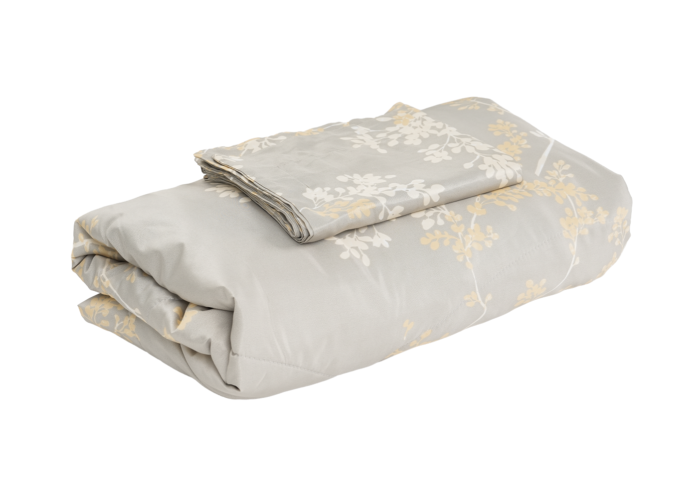 Nệm cặp đôi bông ép  S'BED FIBER KOREA/SEOUL, Vải tencel hoa 