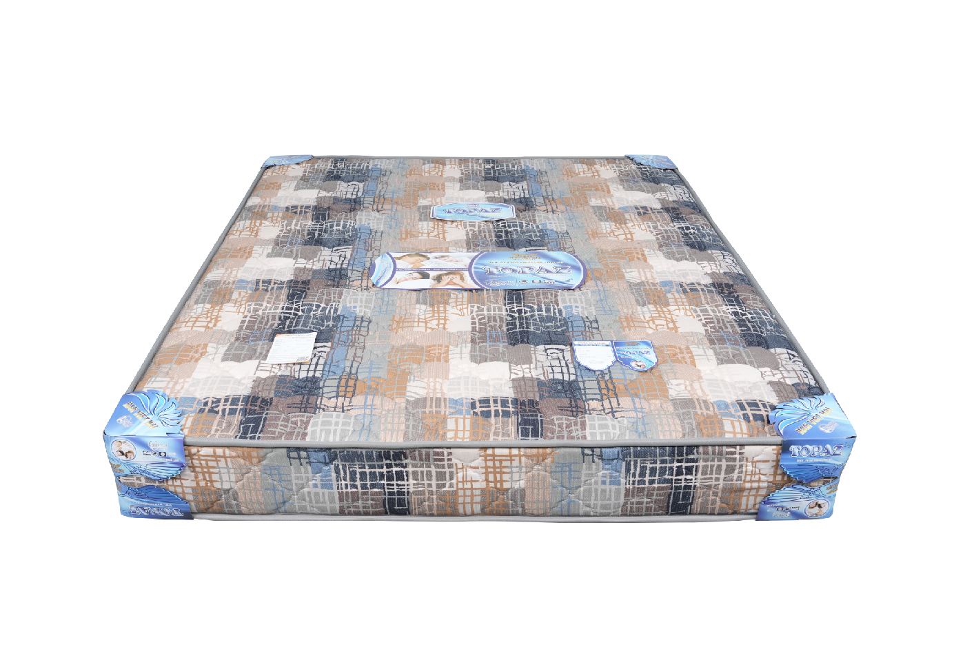 Nệm lò xo TOPAZ 2 viền, vải cotton