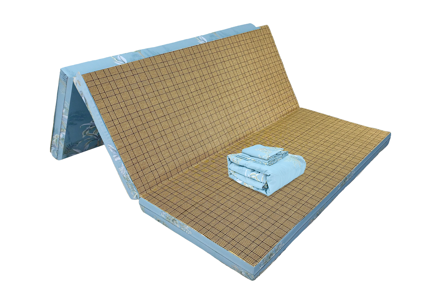 Nệm cặp đôi bông foam ép 1 mặt chiếu vỏ lồng  S’BED FLEX FORLIFE/EVAR