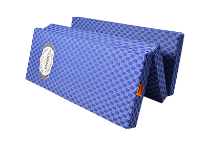 Nệm bông ép S’LOVE ENERGY foam massage than hoạt tính gấp 3, Vải gấm xốp 