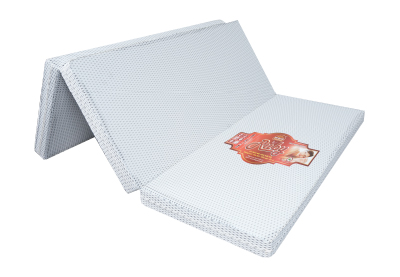 Nệm gấp 3 bông ép RUBY, vải xốp gấm hoặc vải 4D