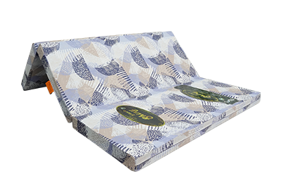 Nệm bông ép S’LOVE SHINY, Vải cotton, Gấp 3