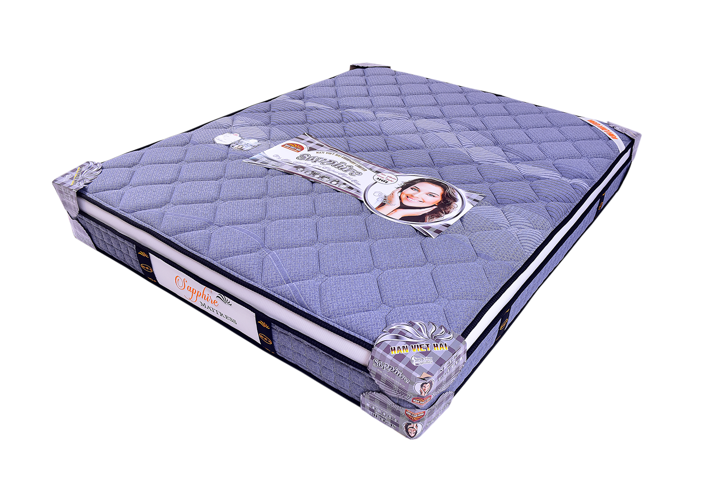 Nệm lò xo túi SAPPHIRE 3 viền đứng, 3 sao